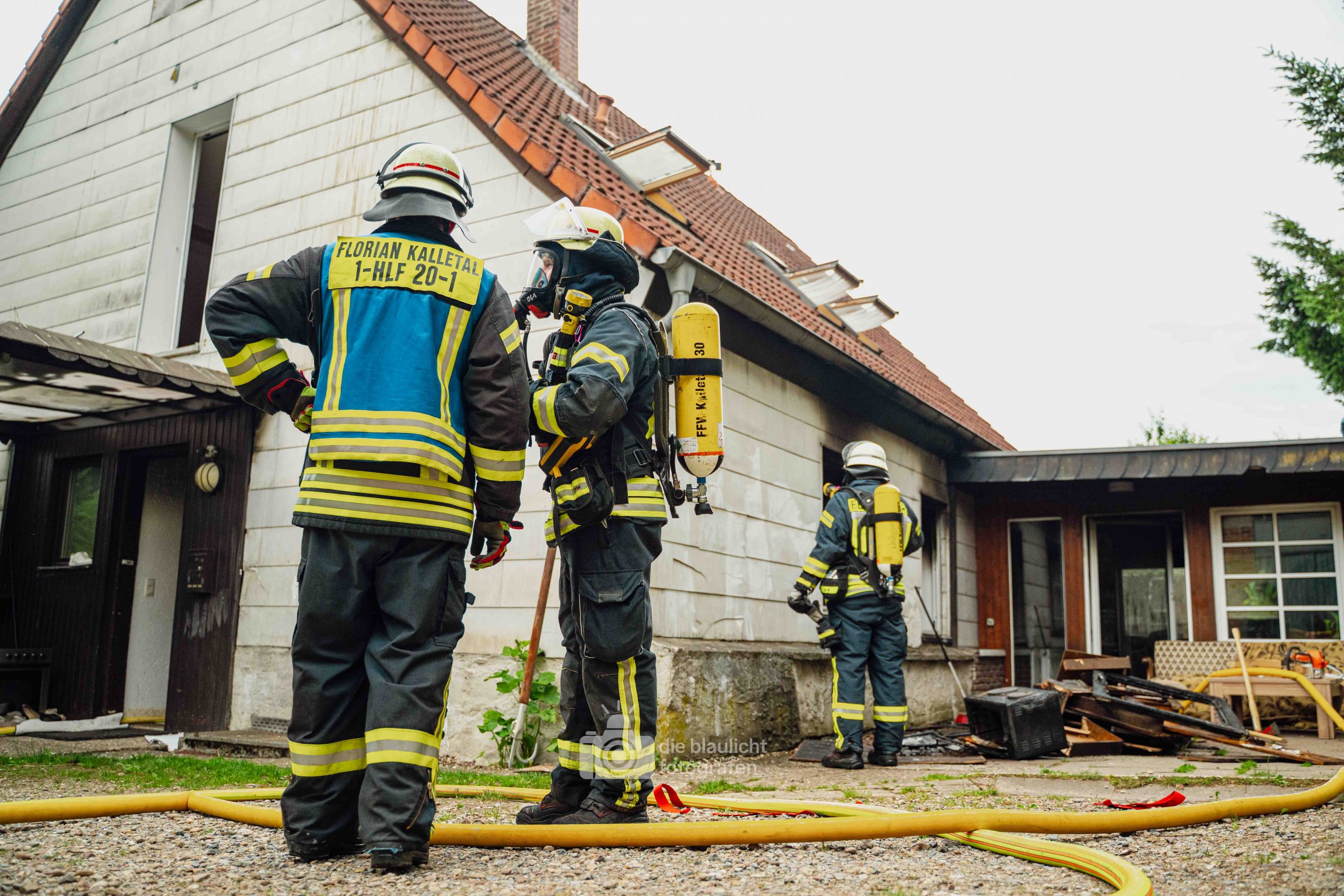 Kalletal – Wohnungsbrand, eine verletzte Person